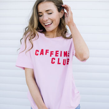 Caffeine Club Women's Slogan T Shirt, 2 of 3