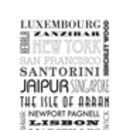 Personalised Favourite Place Print By Quotography | notonthehighstreet.com