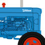 Fordson Major Tractor Seven Colour Screen Print Blue, thumbnail 4 of 5