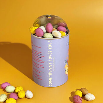 Personalised Easter Bunny Chocolate Mini Eggs Tin, 2 of 3