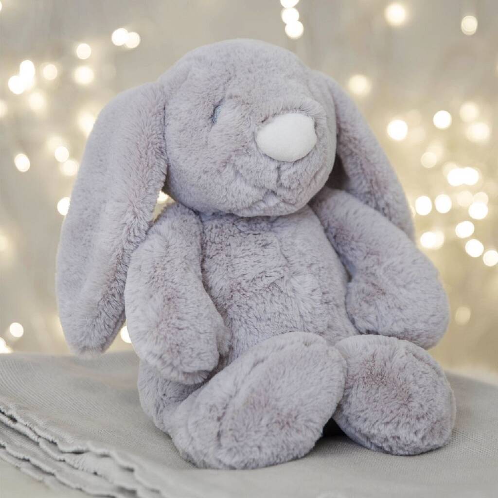 gray rabbit plush