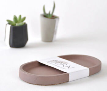 Sustainable Concrete Shapes Dish Trinket Tray, 8 of 11