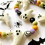 Pastel Halloween Ghost Garland, thumbnail 1 of 4