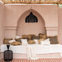 The Whipped Black Boho Rattan Lampshade, thumbnail 1 of 5