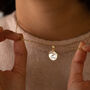 Mother Of Pearl Affirmation Gold Plated Necklace, thumbnail 5 of 9