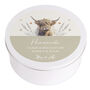 Personalised Highland Cow Cake Tin, thumbnail 4 of 4