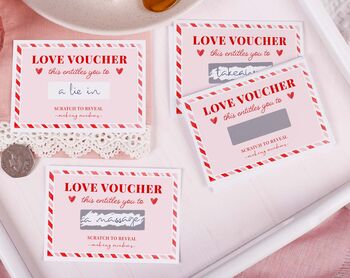 Love Vouchers With Scratch Off Surprise In A Gift Box, 2 of 4