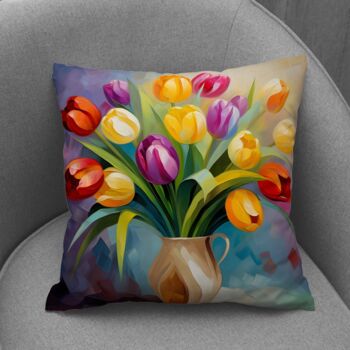 Kaleidoscope Of Elegance Hand Made Poly Linen Cushions, 9 of 9