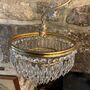 Vintage Crystal Waterfall Chandelier, thumbnail 4 of 5