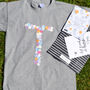 Floral Alphabet T Shirt, thumbnail 3 of 3