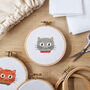 Cat Lover Cross Stitch Kit, thumbnail 5 of 5