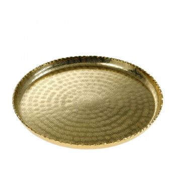 Antique Brass Display Tray With Pattern, 5 of 5