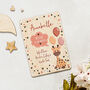 Personalised Wooden Card For New Baby In Pink, thumbnail 3 of 3