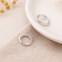Sterling Silver Mini Huggie Hoop Sleeper Earrings, thumbnail 1 of 7