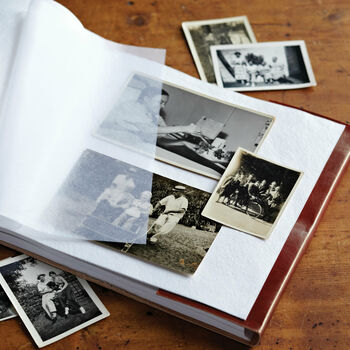 Personalised Anniversary Distressed Leather Photo Album, 5 of 12