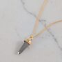 The En Pointe Pyrite Gemstone Necklace, thumbnail 1 of 9