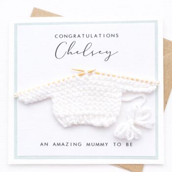 Mummy To Be Congratulations Card Pregnancy Announcement / Baby Shower, 2 of 5