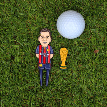 Lionel Messi Golf Divot Tool And Ball Marker, 5 of 6