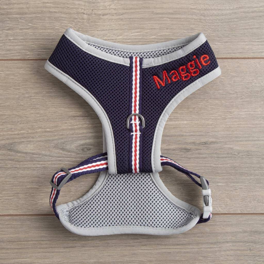 Personalised Mesh Dog Harness By My Furst Years