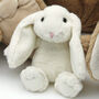 Mini Cream Bunny Plush Soft Toy, From Birth, Gift Boxed, thumbnail 3 of 6