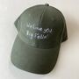 Personalised Handwriting Cap, thumbnail 2 of 2