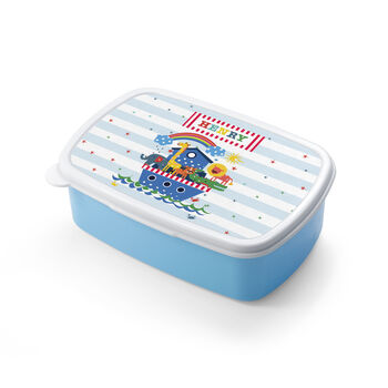 Personalised Kid's Noah's Ark Lunch Box, 4 of 4