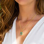 Halo Radiance Turquoise Earrings Gold Plated, thumbnail 7 of 12