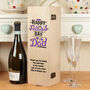 Personalised Father's Day Hinged Wooden Bottle Box, thumbnail 1 of 3