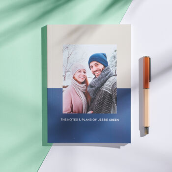 Personalised Colour Block Photo Notebook, 5 of 9