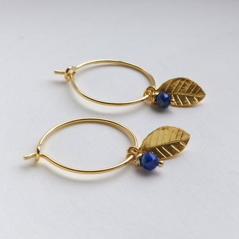 Lapis Lazuli And Leaf Jewellery Set, 2 of 7