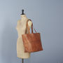 Personalised Leather Tote Shopper Bag, thumbnail 6 of 8