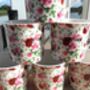 Set Of Six China Palace Mugs In Summertime Chintz Design, thumbnail 3 of 11