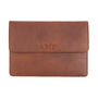 Personalised Leather Travel Wallet In Vintage Brown, thumbnail 2 of 7