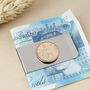 100th Birthday 1925 Farthing Coin Money Clip, thumbnail 2 of 9