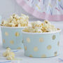 Mint And Gold Foiled Party Ice Cream / Treat Tubs, thumbnail 1 of 2