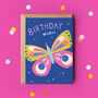 Butterfly Birthday Card, thumbnail 1 of 3