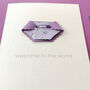 New Baby Girl Floral Nappy Card, thumbnail 12 of 12