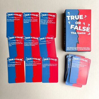 100 True Or False Trivia Questions, 2 of 2