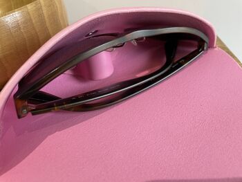 Personalised Pink Leather Sunglasses Case, 5 of 12
