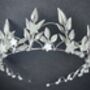 The Nova Crown Star Celestial Floral Crown Leaf Headpiece Flower Mother Of Pearl Shell, thumbnail 4 of 9