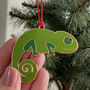 Chameleon Christmas Tree Decoration, thumbnail 2 of 8