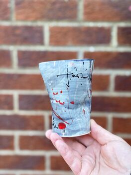 Handcrafted Ceramic Tumbler, 3 of 4