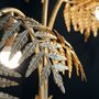 Antique Gold Palm Floor Lamp, thumbnail 3 of 4