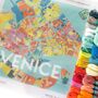 Venice City Map Needlepoint, thumbnail 2 of 3