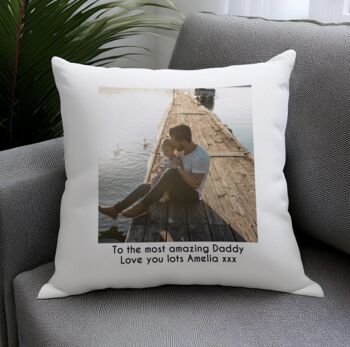 Personalised Photo Upload Cushion, 2 of 3