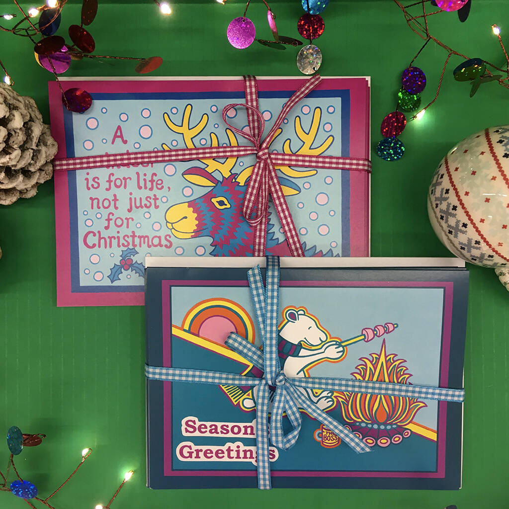 Multi Pack Of Ten Festive Greetings Cards, 1 of 6