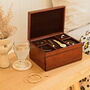 Ladies Personalised Leather Jewellery Box Large, thumbnail 3 of 12