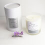 Personalised Sorry Your Leaving Soy Wax Scented Candle, thumbnail 2 of 8