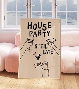 House Party Kitchen Print, 2 of 4