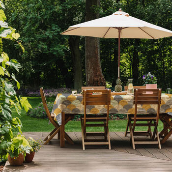 Scandi Hills Water Resistant Garden Outdoor Tablecloth, 4 of 7